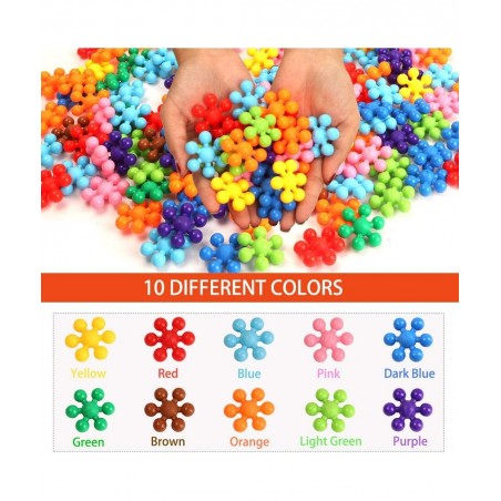330 pcs Building Blocks Educational Building Toys Stem Toys Building Discs Sets Interlocking Solid Plastic for Preschool Todd...