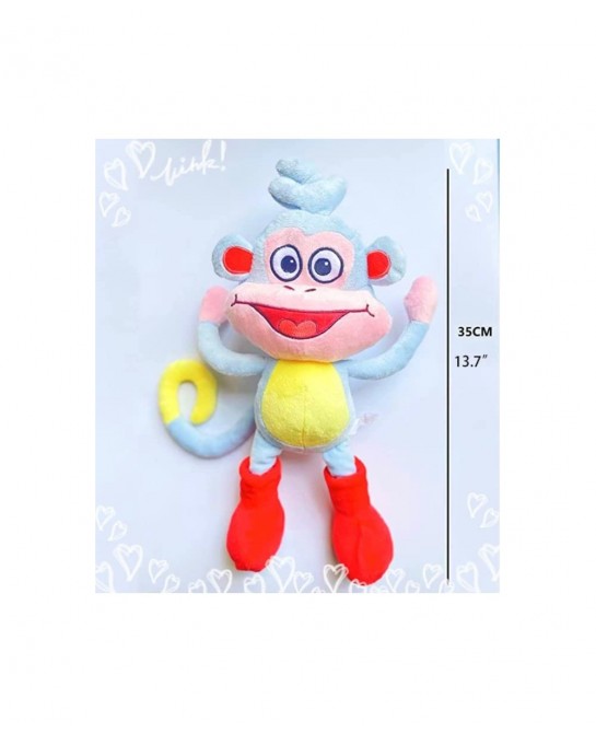 Dora MonkeyThe Explorer Stuffed Stuffed Animal Doll Series Dora Monkey Boots for Boys and Girls Birthday Gifts 33cm / 13.7in ...