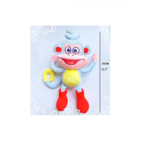 Dora MonkeyThe Explorer Stuffed Stuffed Animal Doll Series Dora Monkey Boots for Boys and Girls Birthday Gifts 33cm / 13.7in ...