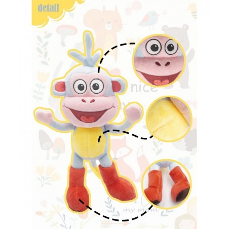 Dora MonkeyThe Explorer Stuffed Stuffed Animal Doll Series Dora Monkey Boots for Boys and Girls Birthday Gifts 33cm / 13.7in ...