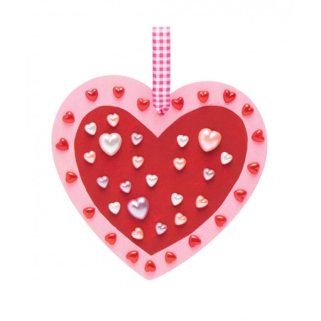 AT408 Heart Self-Adhesive Pearls - Pack of 200 Assorted Jewel Sticker Craft Embellishments for Kids Arts and Crafts Decoratin...