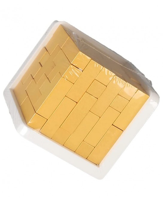 3D Wooden Brain Teaser Puzzle Cube Wooden Puzzles T-Shaped Jigsaw Logic Puzzle Game Puzzles Educational Toy for Kids and Adul...