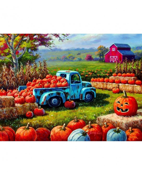 Pumpkin Farm Festival 300 pc Jigsaw Puzzle $22.71 Jigsaw Puzzles