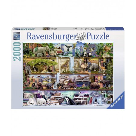 Aimee Stewart: Wild Kingdom Shelves-2000 Piece Jigsaw Puzzle $55.88 Jigsaw Puzzles