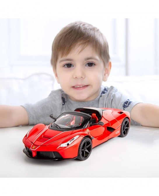 1/22 Compatible for Ferrari Car Model Pull Back Car with Sound and Light for Kids Boy Girl Vehicles Diecast Cars Model(Red) $...