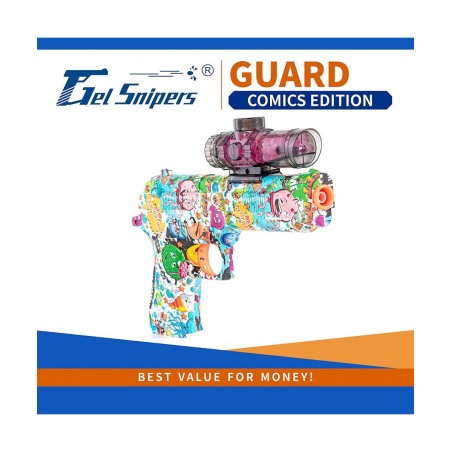 Electric Toy Gun - Full Kit with Electronic Digital Scoring Target 10 000 Water Beads Ammo Gels Rechargeable Battery Outdoor ...