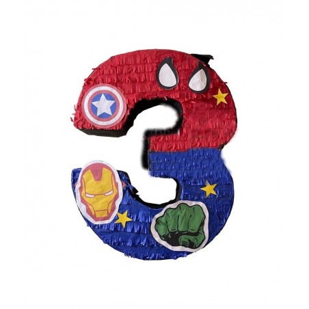 Superheroes Number Three Pinata $77.20 Piñatas