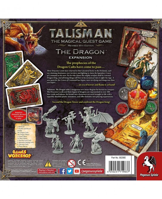 Talisman: The Dragon Expansion Blue $49.31 Board Games