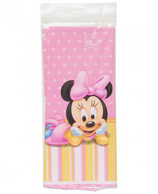 Minnie Mouse 1st Birthday Table Cover $19.30 Kids' Party Tablecovers