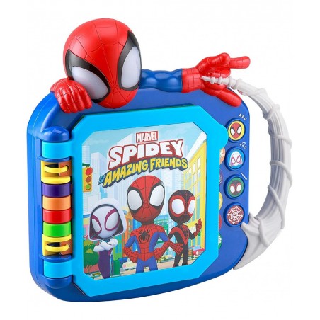 Spidey and His Amazing Friends Book Toddler Toys with Built-in Preschool Learning Games Educational Toys for Fans of Spiderma...
