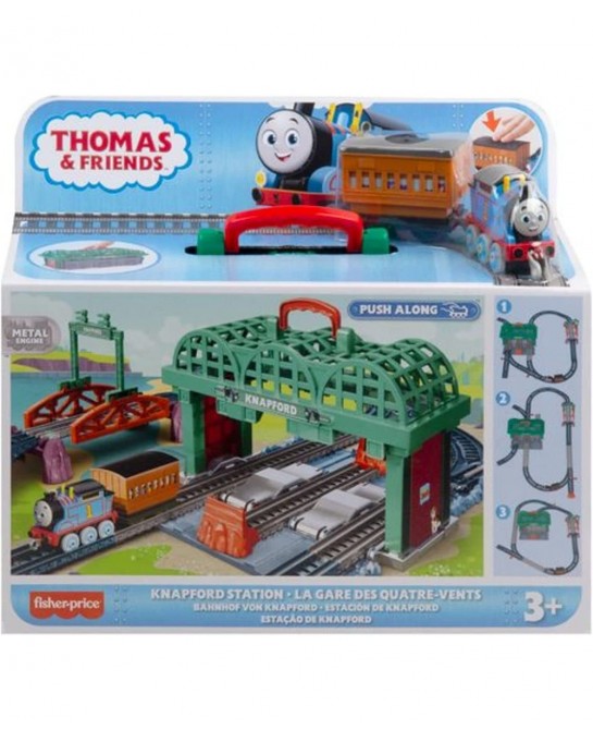 Fisher-Price Knapford Station Train Set Track with 2 in 1 playset and Storage case for preschoolers 3 and Older $36.92 Toy Ve...