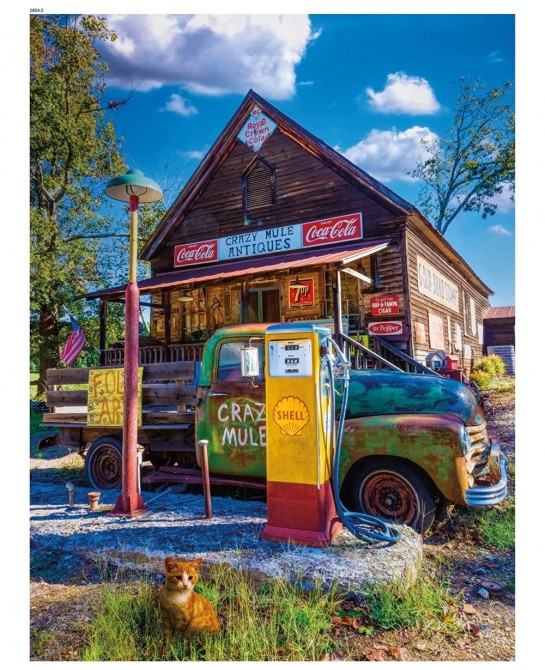 Simple Life - Crazy Mule Antiques - 750 Piece Jigsaw Puzzle $23.78 Jigsaw Puzzles