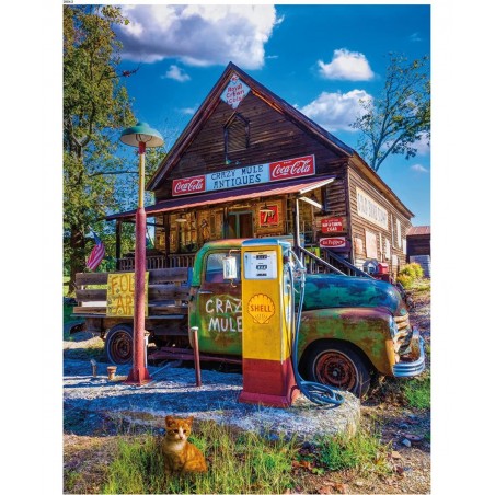 Simple Life - Crazy Mule Antiques - 750 Piece Jigsaw Puzzle $23.78 Jigsaw Puzzles