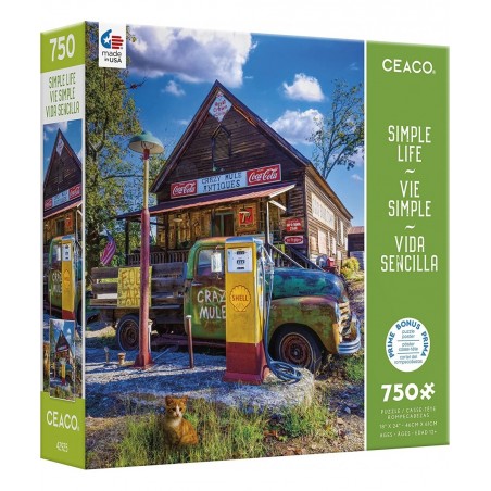 Simple Life - Crazy Mule Antiques - 750 Piece Jigsaw Puzzle $23.78 Jigsaw Puzzles