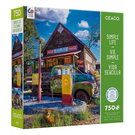 Simple Life - Crazy Mule Antiques - 750 Piece Jigsaw Puzzle $23.78 Jigsaw Puzzles