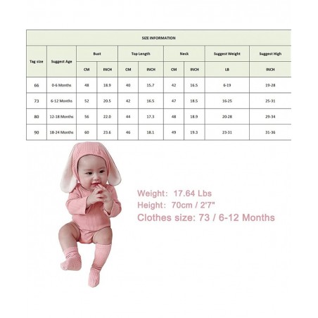 Babys Bunny Costume Easter Halloween Outfit Set Size 0-24 Months $44.47 Kids' Costumes