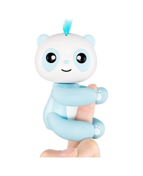 Interactive Electronic Finger Panda for Kids Smart Baby Panda Toy Reflexive Reaction to Touch (Blue) $21.59 Electronic Pets