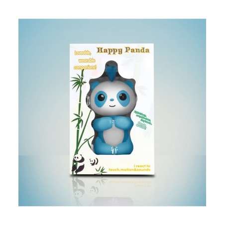 Interactive Electronic Finger Panda for Kids Smart Baby Panda Toy Reflexive Reaction to Touch (Blue) $21.59 Electronic Pets