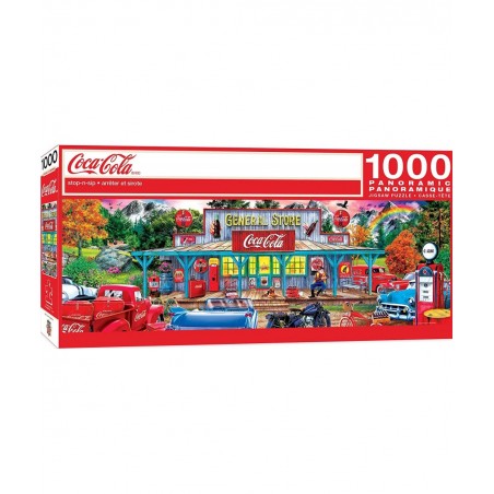 1000 Piece Jigsaw Puzzle for Adults Family Or Kids - Coca-Cola Stop N Sip - 13"x39 $40.88 Jigsaw Puzzles