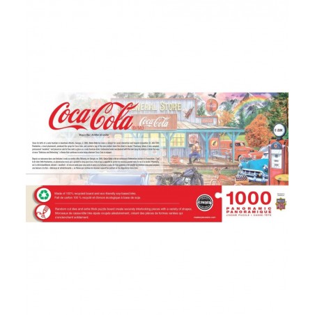 1000 Piece Jigsaw Puzzle for Adults Family Or Kids - Coca-Cola Stop N Sip - 13"x39 $40.88 Jigsaw Puzzles