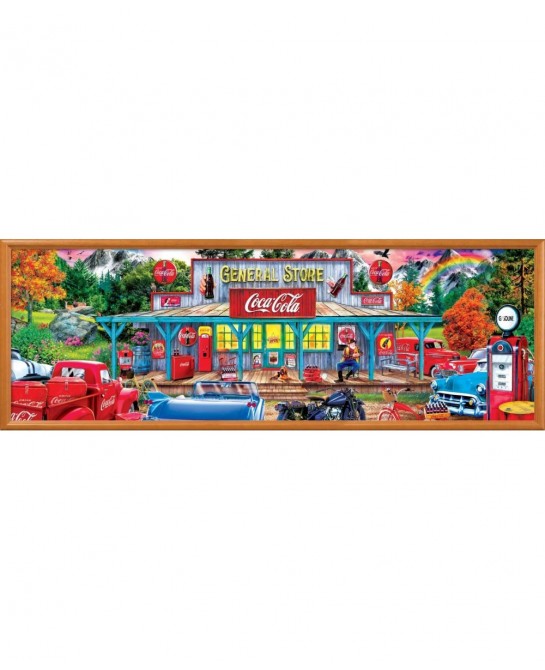 1000 Piece Jigsaw Puzzle for Adults Family Or Kids - Coca-Cola Stop N Sip - 13"x39 $40.88 Jigsaw Puzzles
