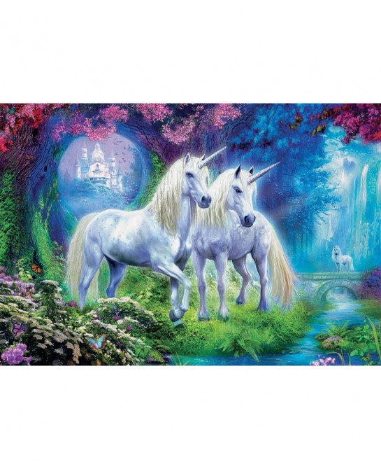 Unicorns in The Forest Jigsaw Puzzle $29.35 Jigsaw Puzzles