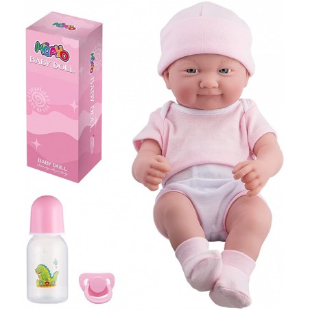 Reborn Baby Dolls Lifelike Reborn Baby Doll 13 Inch Baby Full Vinyl Soft Body Realistic Newborn Baby Girl Dolls Real Life Bab...