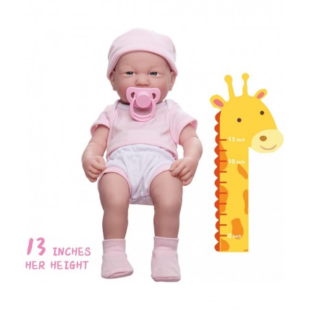 Reborn Baby Dolls Lifelike Reborn Baby Doll 13 Inch Baby Full Vinyl Soft Body Realistic Newborn Baby Girl Dolls Real Life Bab...