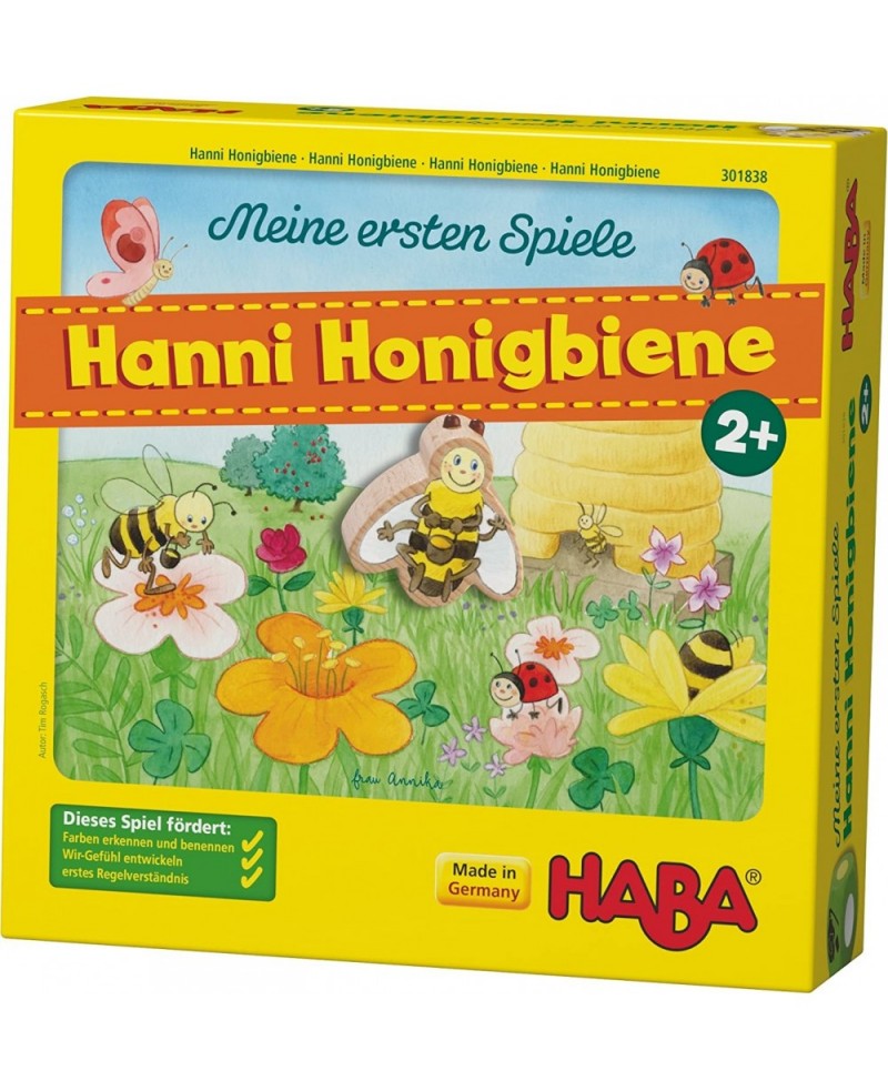 301838 - My First Games Hanni Honigbee Cooperative Colour Dice Game for 1-4 Players from 2 Years for Learning Colour $57.57 D...