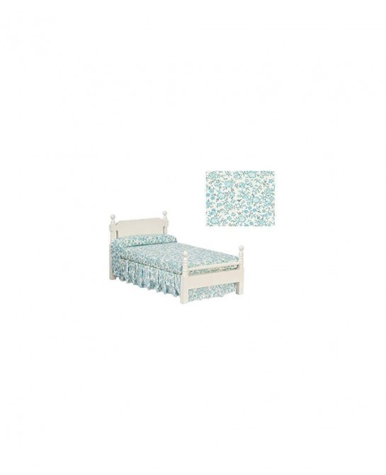 Dollhouse Miniature 1:12 Scale White Single BED M1901 $55.60 Dollhouse Accessories