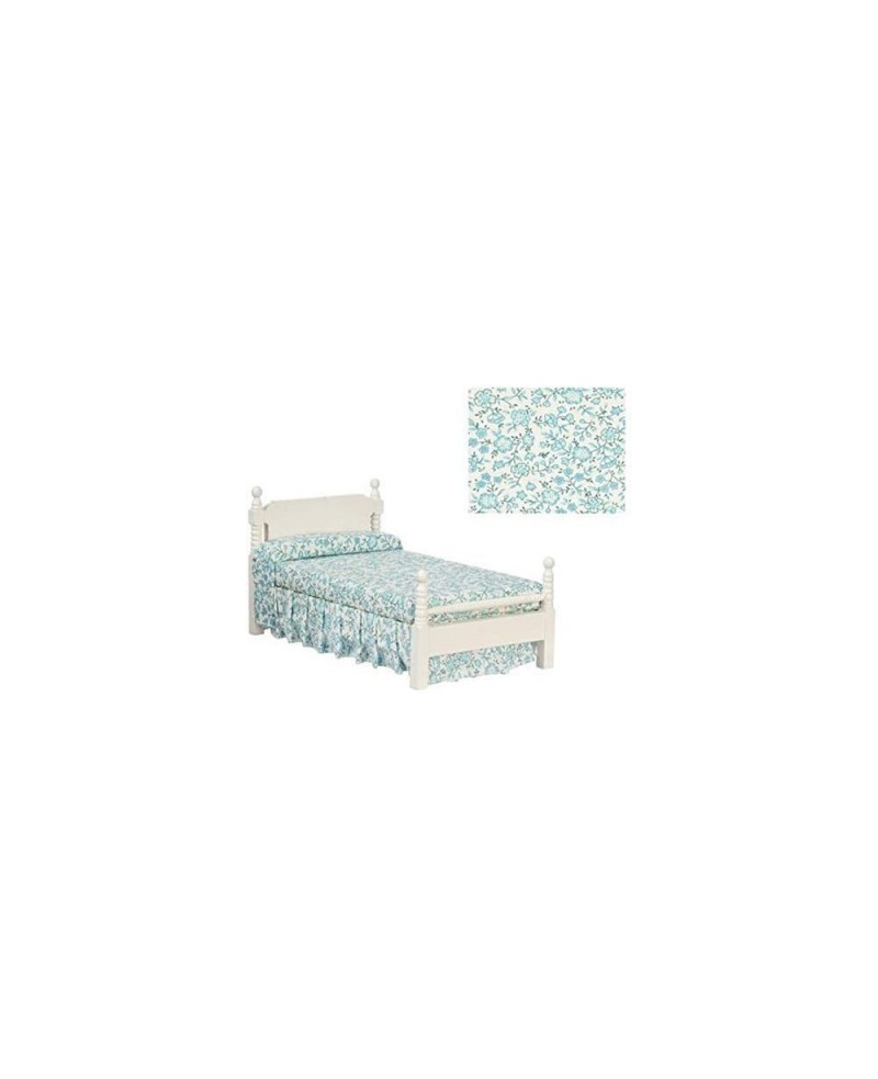 Dollhouse Miniature 1:12 Scale White Single BED M1901 $55.60 Dollhouse Accessories
