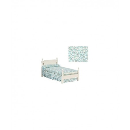 Dollhouse Miniature 1:12 Scale White Single BED M1901 $55.60 Dollhouse Accessories