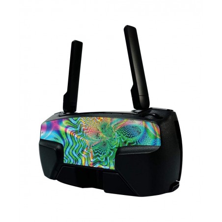 MightySkins Skin for DJI Mavic Mini Portable Drone Quadcopter - Psychedelic | Protective Durable and Unique Vinyl Decal wrap ...