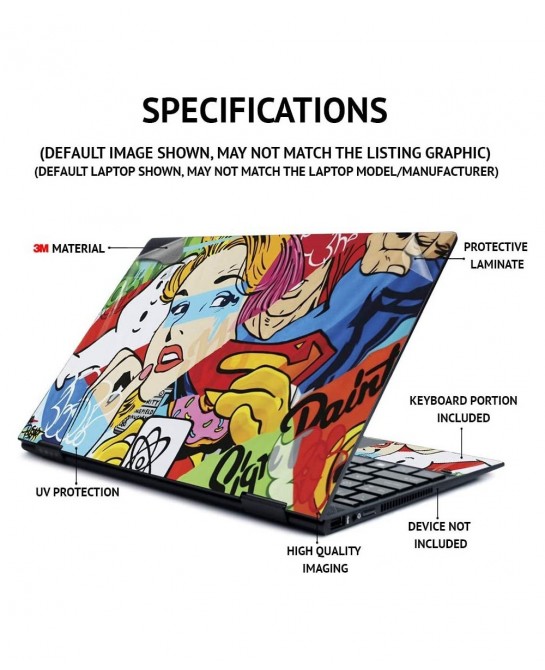 MightySkins Skin for DJI Mavic Mini Portable Drone Quadcopter - Psychedelic | Protective Durable and Unique Vinyl Decal wrap ...