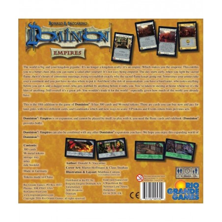 Dominion Empires Game $57.83 Board Games