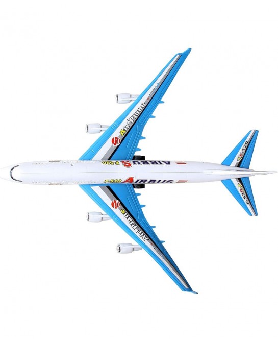 Set of 2 Commercial Plane Toy Blue and White Pull Cord 16 Inches $25.78 Flying Toys