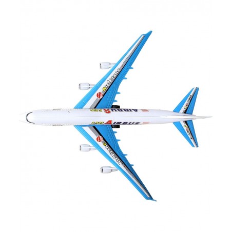 Set of 2 Commercial Plane Toy Blue and White Pull Cord 16 Inches $25.78 Flying Toys