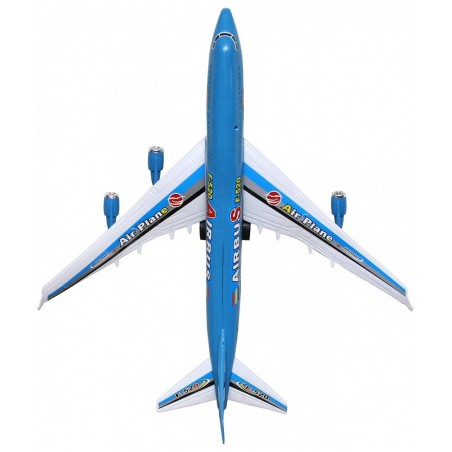 Set of 2 Commercial Plane Toy Blue and White Pull Cord 16 Inches $25.78 Flying Toys