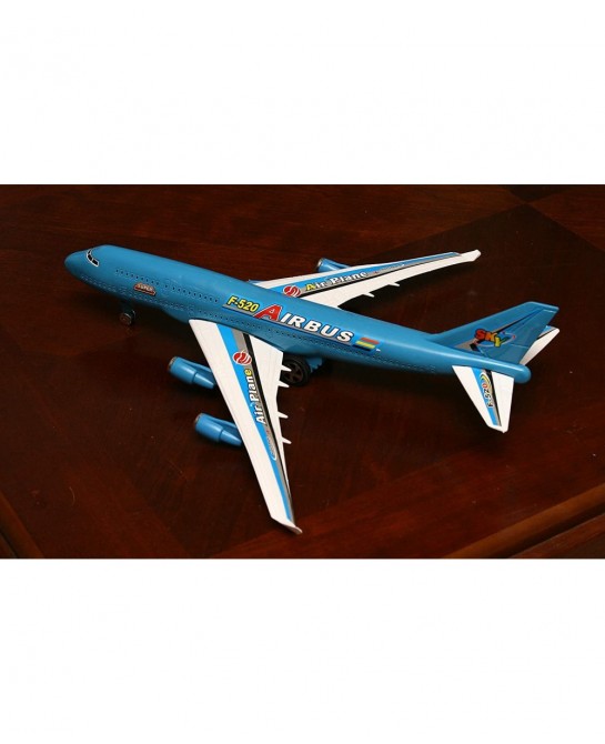 Set of 2 Commercial Plane Toy Blue and White Pull Cord 16 Inches $25.78 Flying Toys