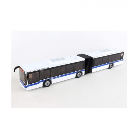 RT8563 New York City MTA Metro Articulated Electric Bus 1:43 Scale- 16 Inches long White/Blue/Black $40.46 Kids' Play Buses