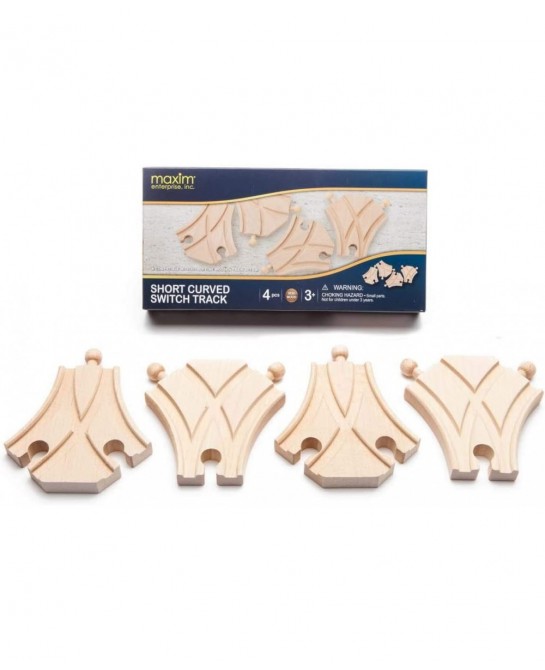 Short Curved Switch Track (4-Piece) (50921) $17.30 Toy Train Set Tracks