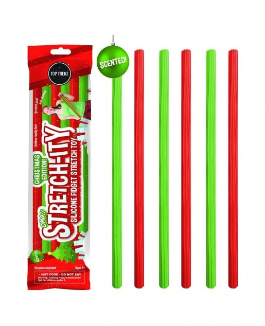 OMG Scented Stretch-ity Bundle Set- Simple OMG Pop Dimple Fidgety Fun Toy Scented Pack Set (Xmas 2 Pack) $29.35 Fidget Toys