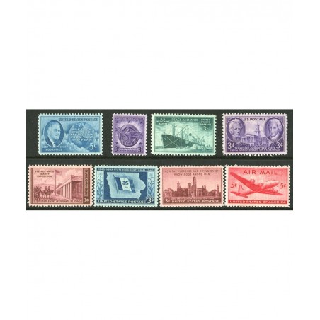 1946 - Complete Set Year 1946 - US Collectible Postage Stamps $17.52 Collectible Postage Stamps
