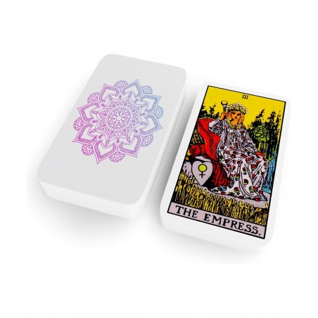 Classic Tarot Cards Deck with Guidebook & Premium Linen Carry Bag - Original Pamela Colman Smith Artwork - Tarot Cards for Be...