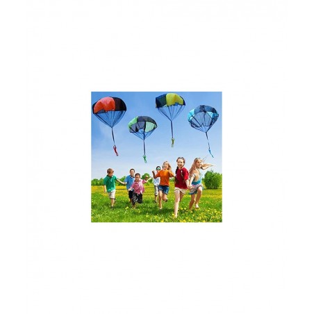 Hand Throw Parachute Children's Parachute 6-Piece Hand Throw Parachute Square Beach Outdoor Sports Toy $15.45 Miniature Novel...