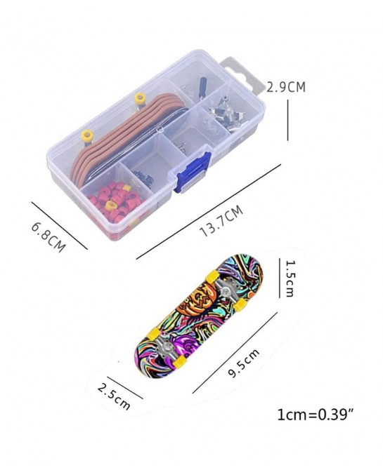 5pcs/Set Skateboard Board Game Toy DIY Kit Party Favors Gifts $20.48 Finger Toys