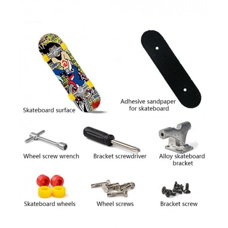 5pcs/Set Skateboard Board Game Toy DIY Kit Party Favors Gifts $20.48 Finger Toys