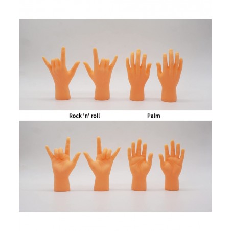 Tiny Hands Miniature Finger Puppets with Left & Right Hand Party Favors Educational TIK Tok Toys 8 Pieces (4 Mixed Style ) $1...