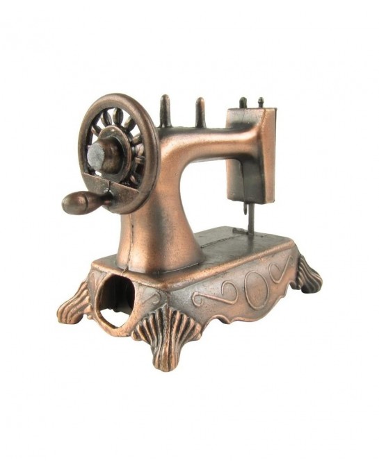 Treasure Gurus 1:6 Scale Model Hand Sewing Machine Dollhouse Miniature Metal Pencil Sharpener $14.56 Dollhouse Accessories