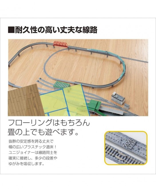 Unitrack 315mm (12 3/8") Radius 45-Degree Curve Track (4-Piece) $19.71 Toy Train Set Tracks
